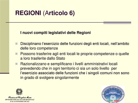 dara|ministero delle regioni ed autonomie.